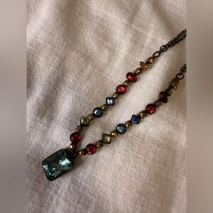 Avon Multicolor Textured Jewelry Necklace